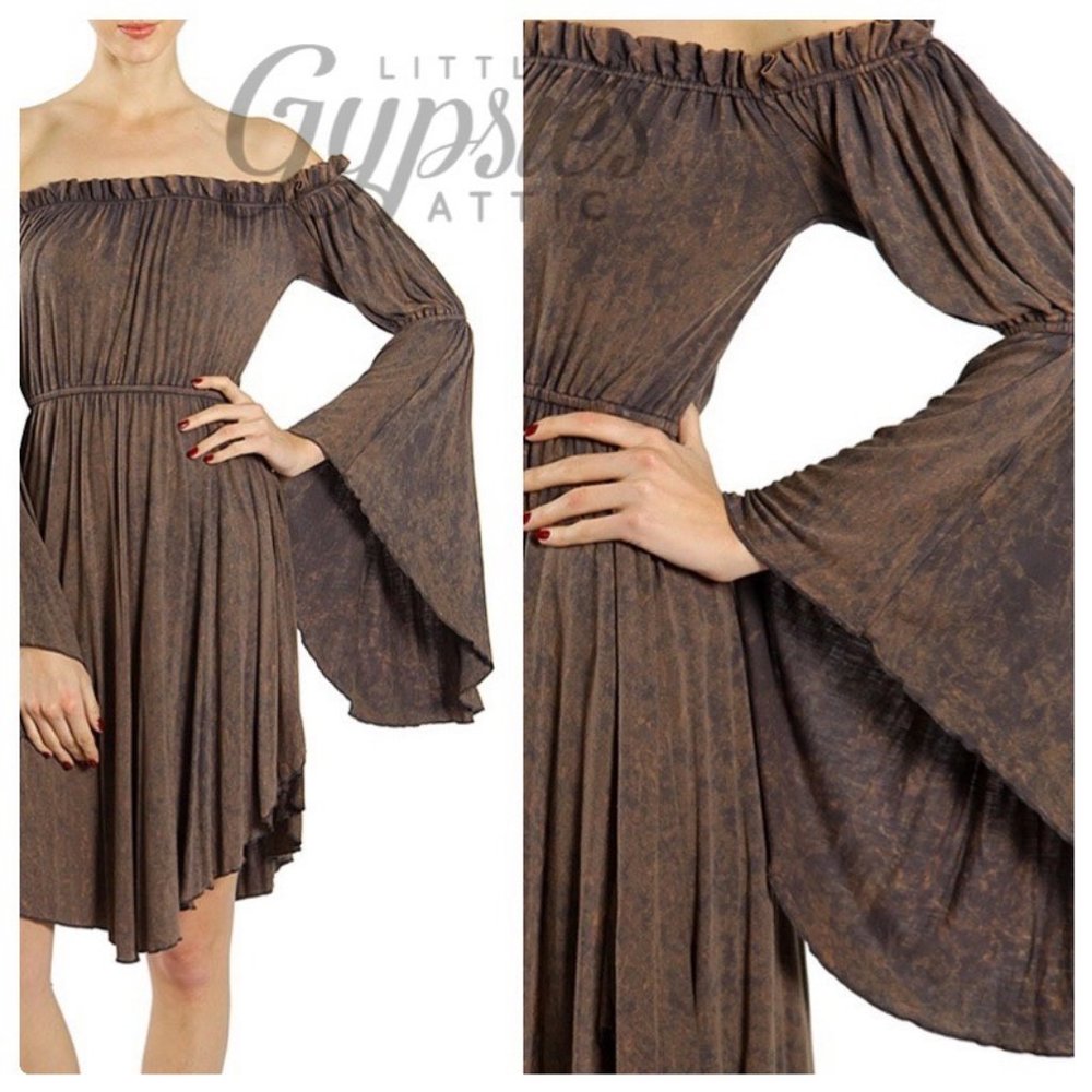 A'reve and' or Vogue Stone Washed Bleached Dress - Picture 7 of 13